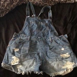 Denim overalls